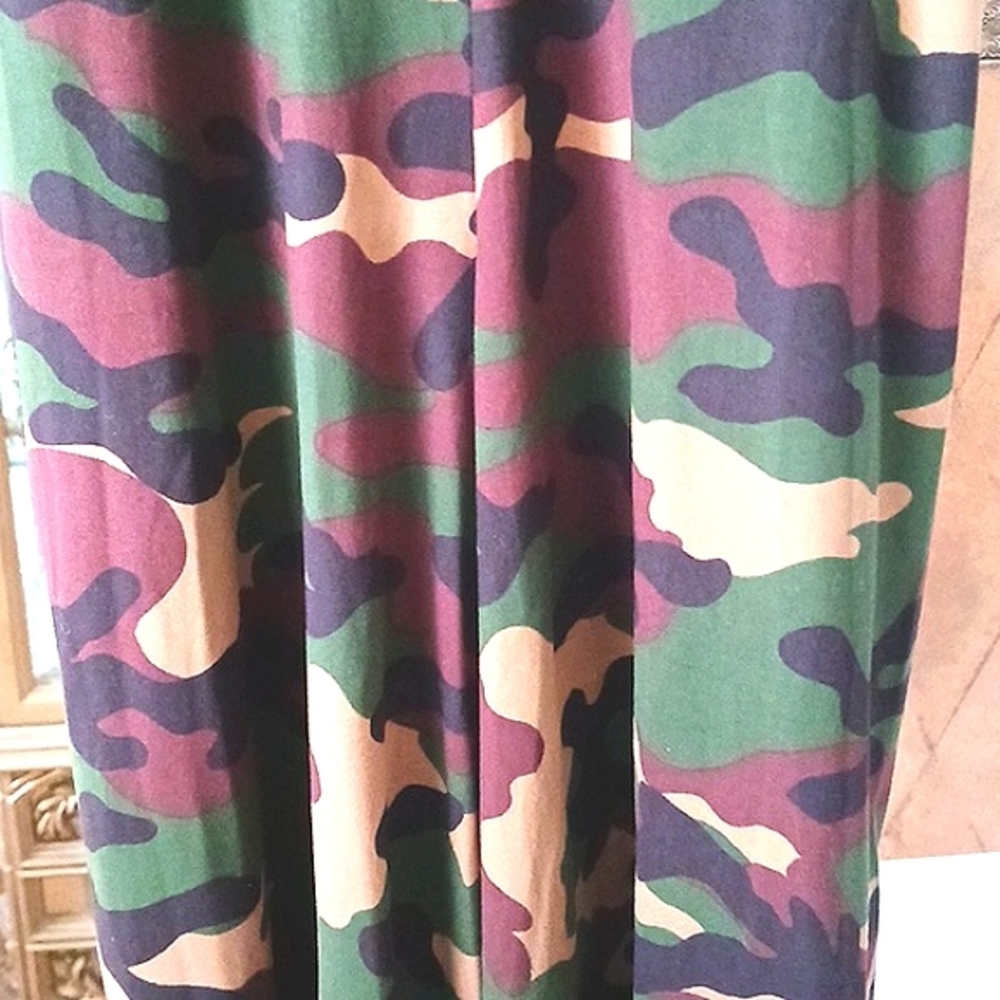 Polly & Esther Camo Print Jumpsuit - Picture 2 of 14